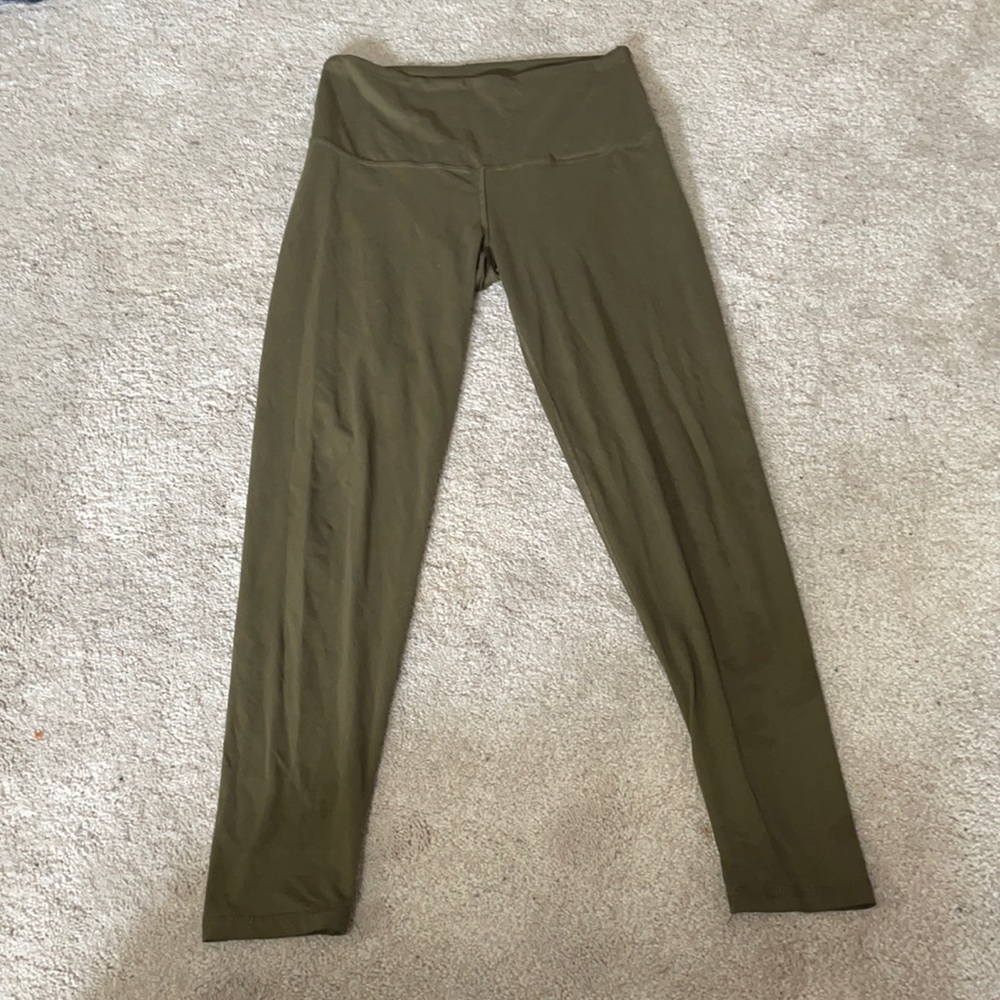 Army green legging